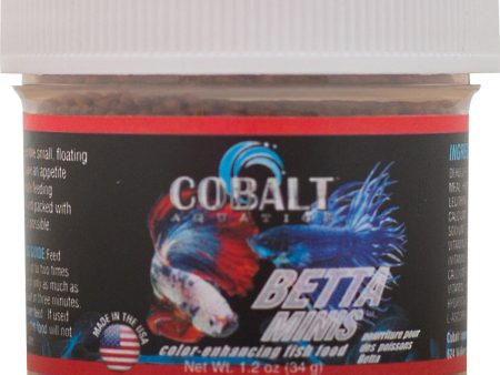 Cobalt International Inc - Betta Minis Color Enhancing Fish Food Online Sale