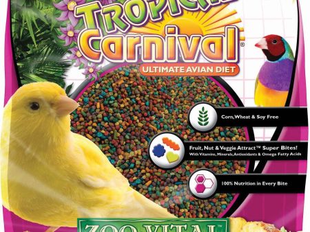 F.m. Browns Inc - Pet - Tropical Carnival Zoo-vital Canary & Finch Food on Sale