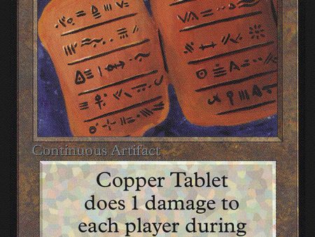 Copper Tablet [International Collectors  Edition] on Sale