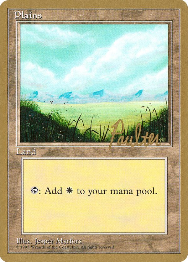 Plains (pp366) (Preston Poulter) [Pro Tour Collector Set] For Cheap