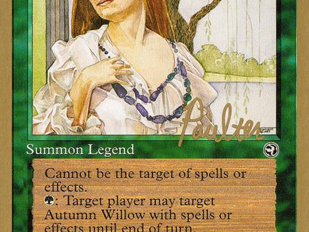 Autumn Willow (Preston Poulter) (SB) [Pro Tour Collector Set] For Cheap