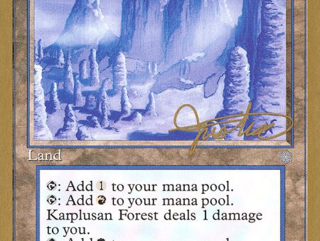 Karplusan Forest (Mark Justice) [Pro Tour Collector Set] Discount