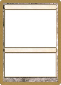 2004 World Championship Blank Card [World Championship Decks 2004] Online Sale