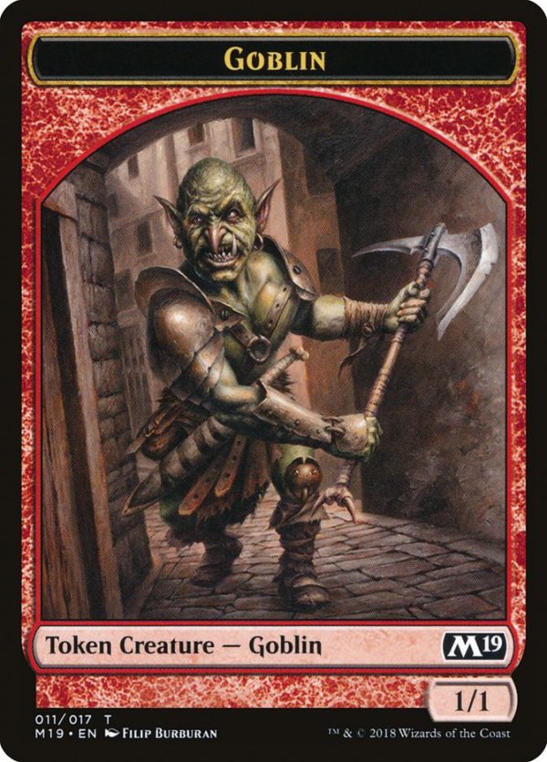 Zombie    Goblin Double-Sided Token (Game Night) [Core Set 2019 Tokens] Cheap