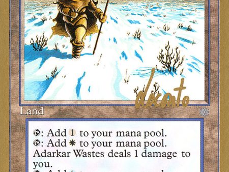 Adarkar Wastes (Michael Loconto) [Pro Tour Collector Set] For Cheap