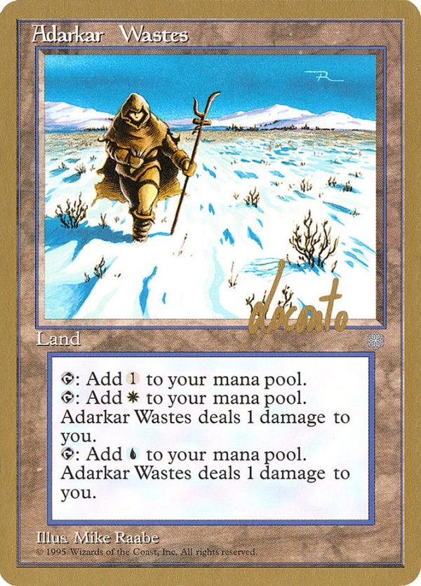 Adarkar Wastes (Michael Loconto) [Pro Tour Collector Set] For Cheap