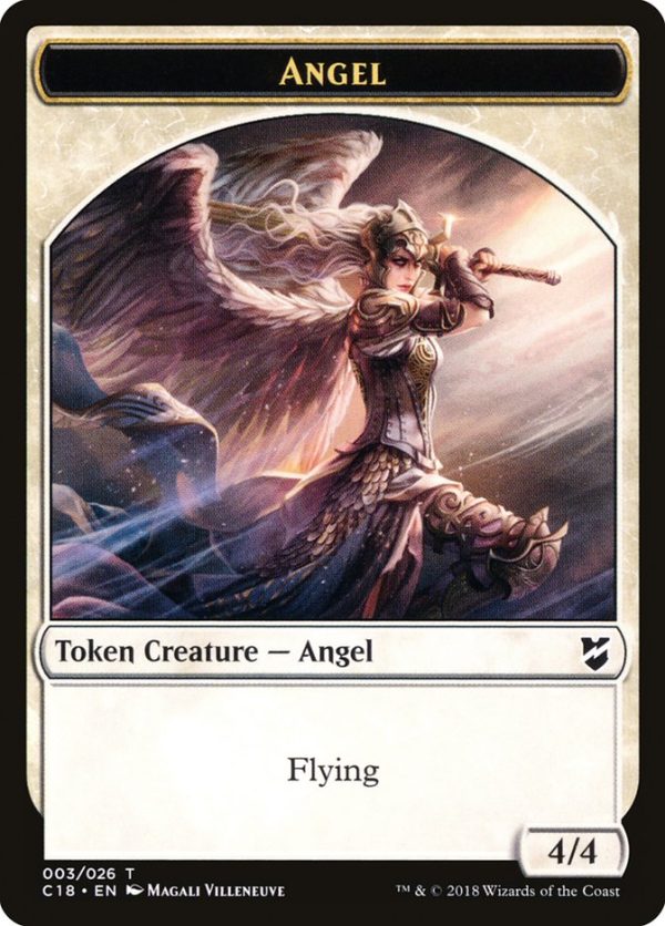 Zombie    Angel Double-Sided Token [Commander 2018 Tokens] Fashion