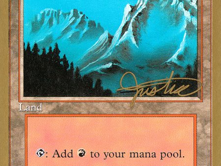 Mountain (mj374) (Mark Justice) [Pro Tour Collector Set] Online Hot Sale