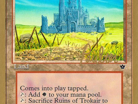 Ruins of Trokair (Preston Poulter) [Pro Tour Collector Set] Discount