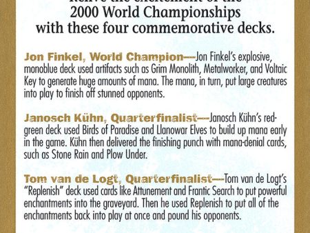 2000 World Championships Ad [World Championship Decks 2000] Hot on Sale